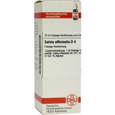 Salvia Officinalis D 4 Dilution (20 ml)