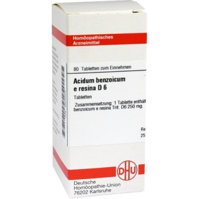 Acidum Benzoicum E.res. D 6 Tabletten (80 stk)