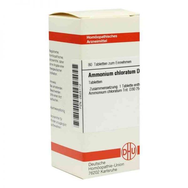 Ammonium Chloratum D 30 Tabletten (80 stk)