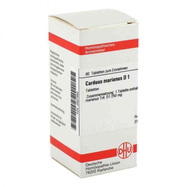 Carduus Marianus D 1 Tabletten (80 stk)