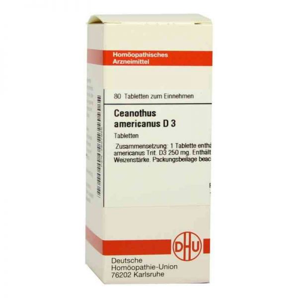 Ceanothus Americanus D 3 Tabletten (80 stk)