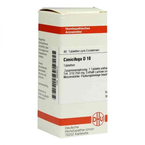 Cimicifuga D 10 Tabletten (80 stk)