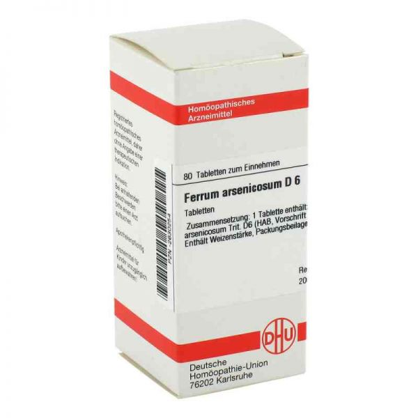 Ferrum Arsenicosum D 6 Tabletten (80 stk)