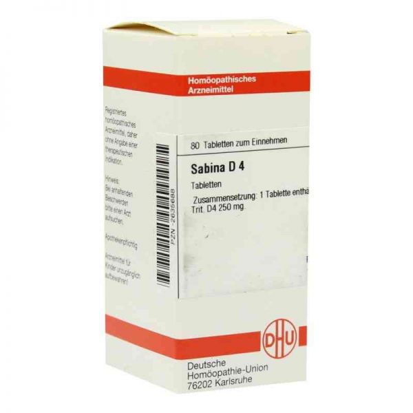 Sabina D 4 Tabletten (80 stk)