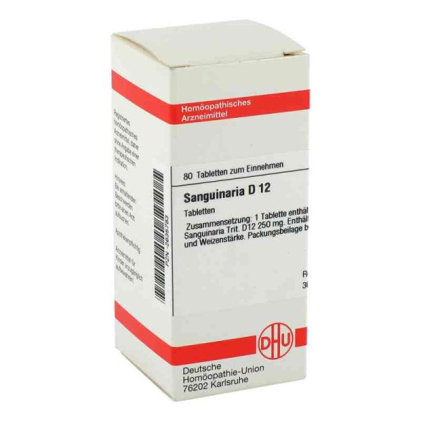 Sanguinaria D 12 Tabletten (80 stk)