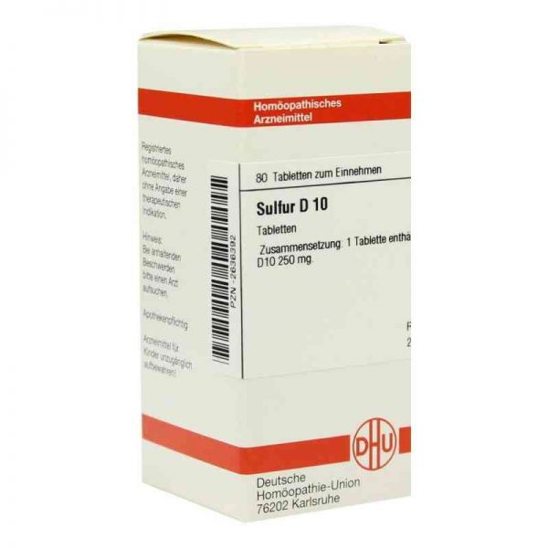 Sulfur D 10 Tabletten (80 stk)