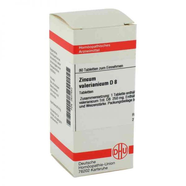 Zincum Valerianicum D 8 Tabletten (80 stk)