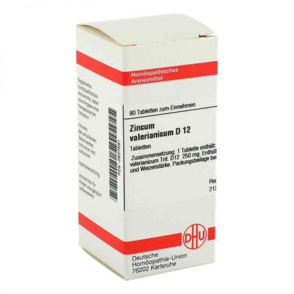 Zincum Valerianicum D 12 Tabletten (80 stk)