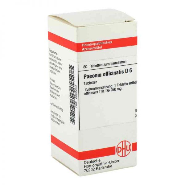 Paeonia Officin. D 6 Tabletten (80 stk)