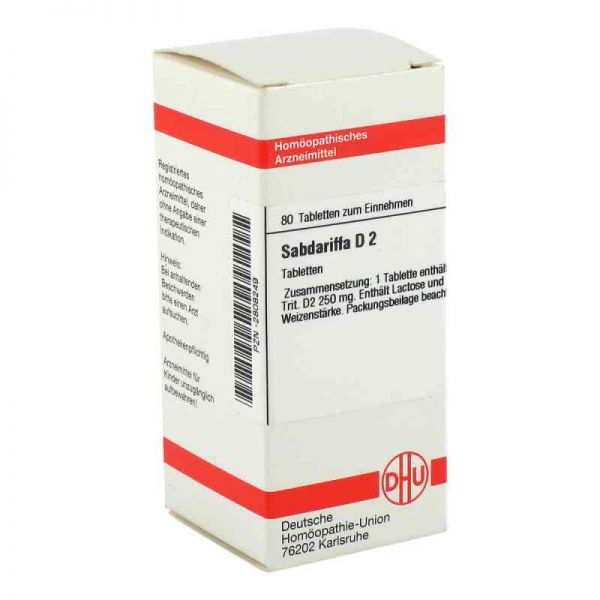 Sabdariffa D 2 Tabletten (80 stk)