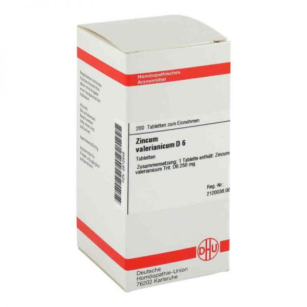 Zincum Valerianicum D 6 Tabletten (200 stk)