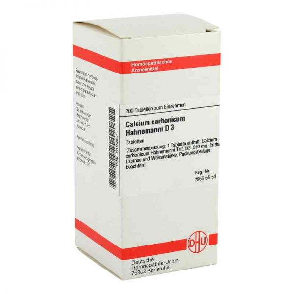 Calcium Carbonicum D 3 Tabletten Hahnemanni (200 stk)