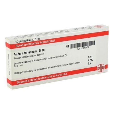 Acidum Sulfuricum D 10 Ampullen (10X1 ml)