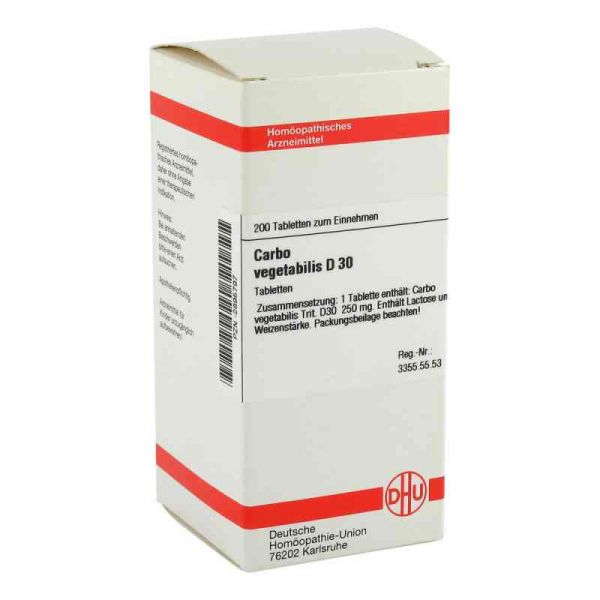 Carbo Vegetabilis D 30 Tabletten (200 stk)