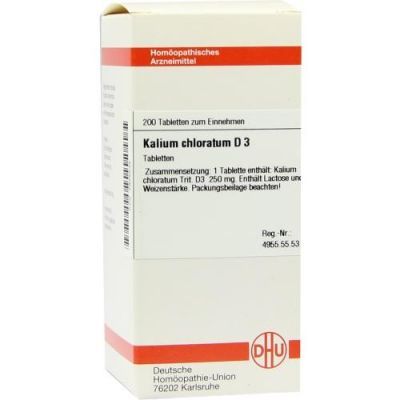 Kalium Chloratum D 3 Tabletten (200 stk)