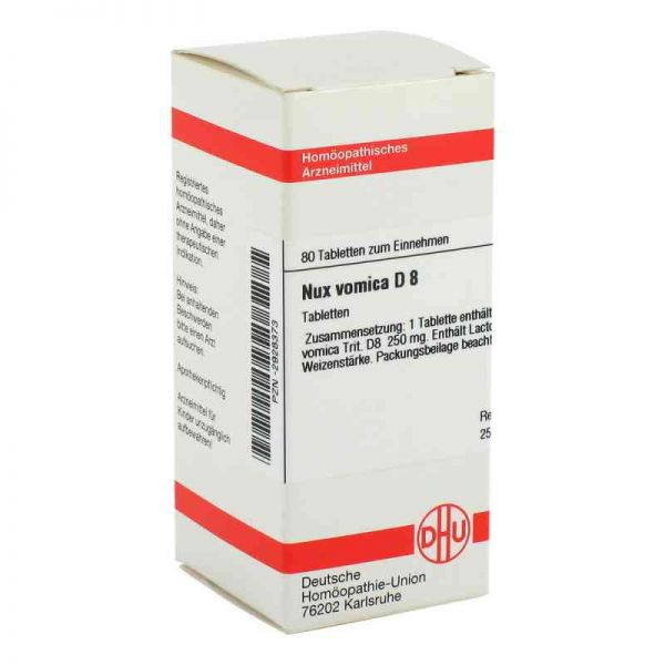 Nux Vomica D 8 Tabletten (80 stk)