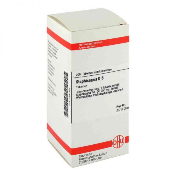 Staphisagria D 6 Tabletten (200 stk)