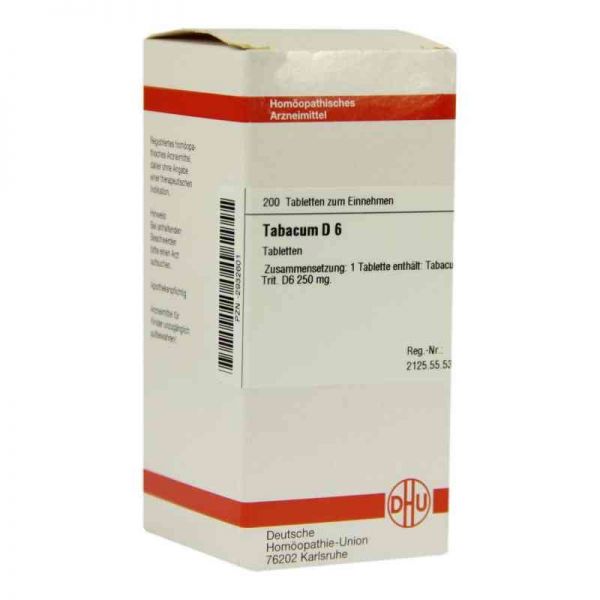 Tabacum D 6 Tabletten (200 stk)