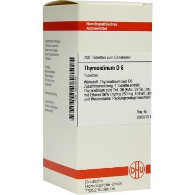 Thyreoidinum D 6 Tabletten (200 stk)