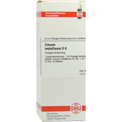 Zincum Metallicum D 6 Dilution (50 ml)