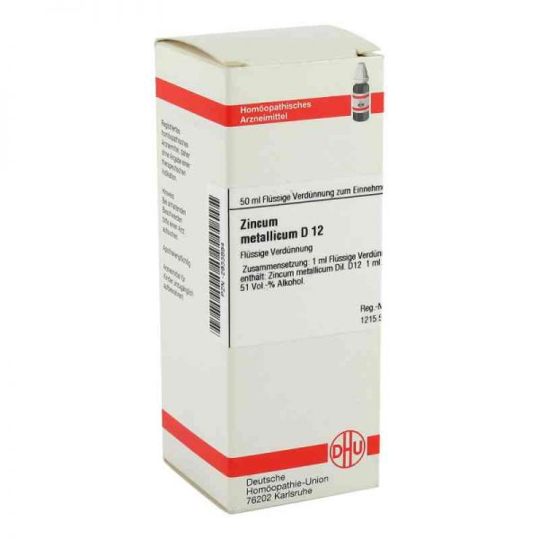 Zincum Metallicum D 12 Dilution (50 ml)