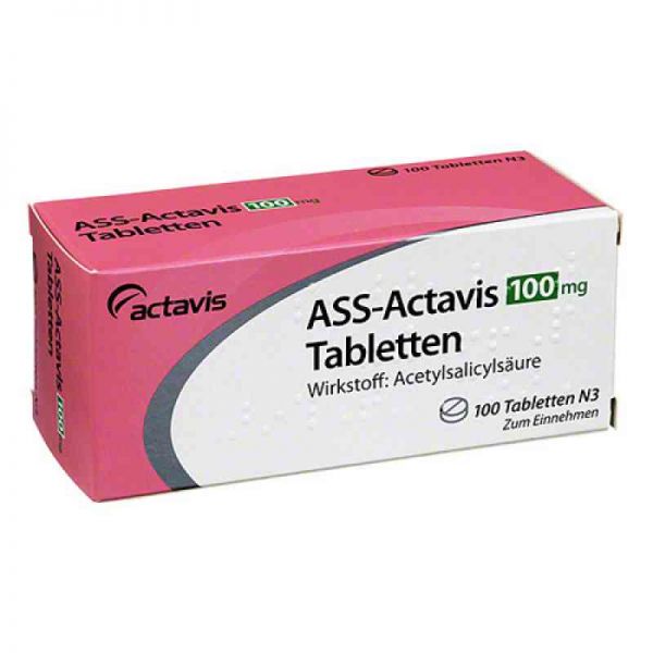 ASS-Actavis 100mg (100 stk)