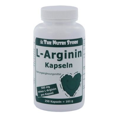 L-arginin 500 mg Kapseln (250 stk)