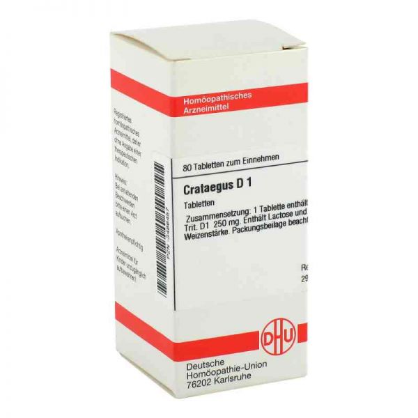 Crataegus D 1 Tabletten (80 stk)