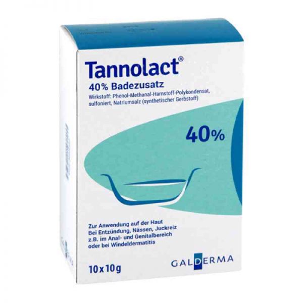 Tannolact 40% Badezusatz Beutel (10X10 g)