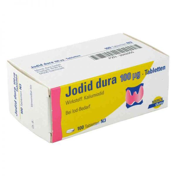 Jodid dura 100μg (100 stk)