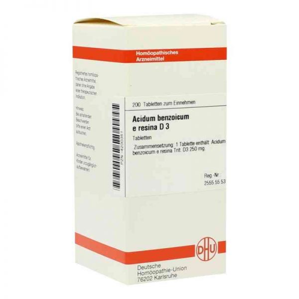 Acidum Benzoicum E.res. D 3 Tabletten (200 stk)