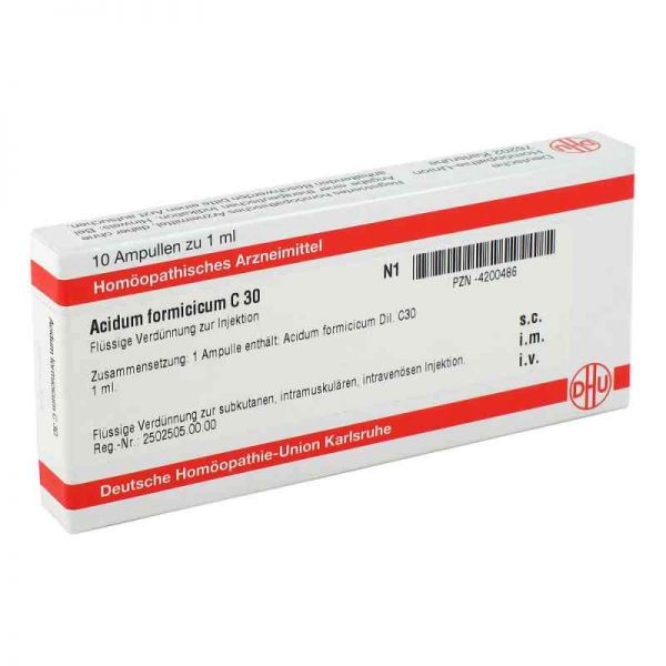 Acidum Formicicum C 30 Ampullen (10X1 ml)