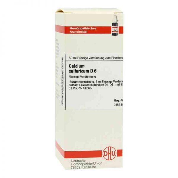 Calcium Sulfuricum D 6 Dilution (50 ml)