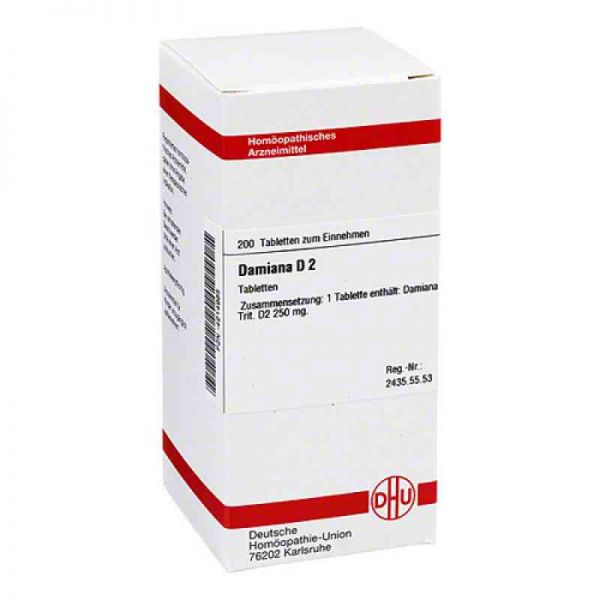 Damiana D 2 Tabletten (200 stk)