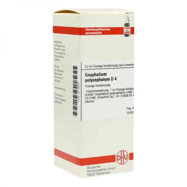 Gnaphalium Polyceph. D 4 Dilution (50 ml)