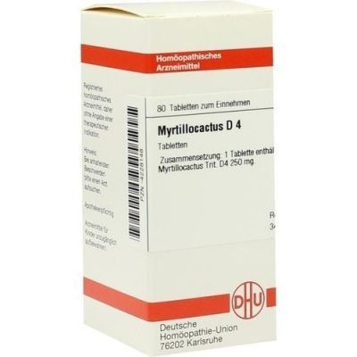 Myrtillocactus D 4 Tabletten (80 stk)