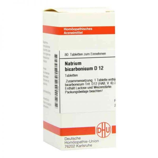 Natrium Bicarbonicum D 12 Tabletten (80 stk)