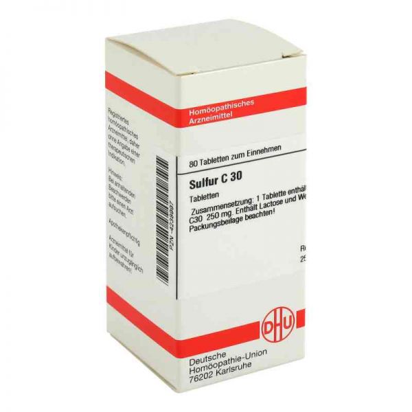 Sulfur C 30 Tabletten (80 stk)