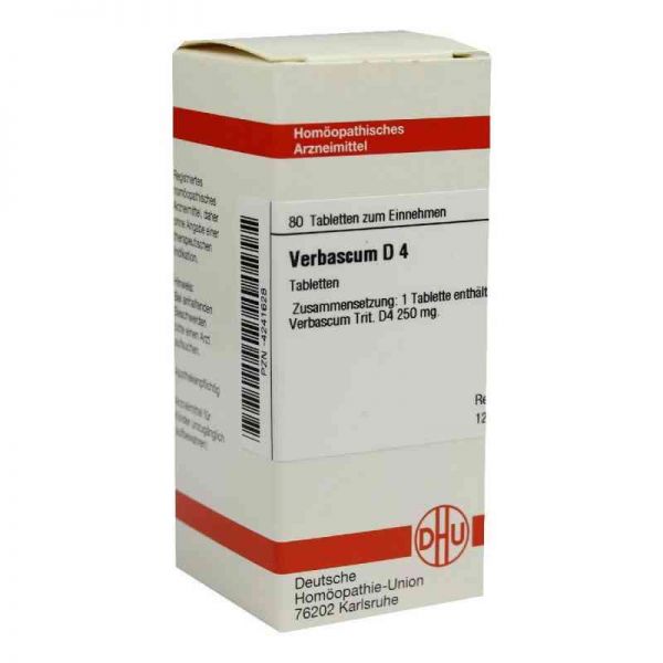 Verbascum D 4 Tabletten (80 stk)