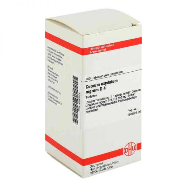 Cuprum Oxyd nigr. D 4 Tabletten (200 stk)