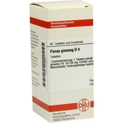 Panax Ginseng D 4 Tabletten (80 stk)