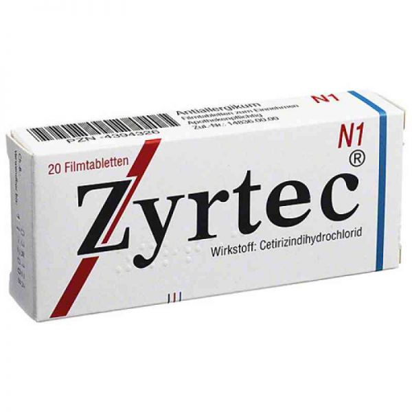 Zyrtec 10mg (20 stk)