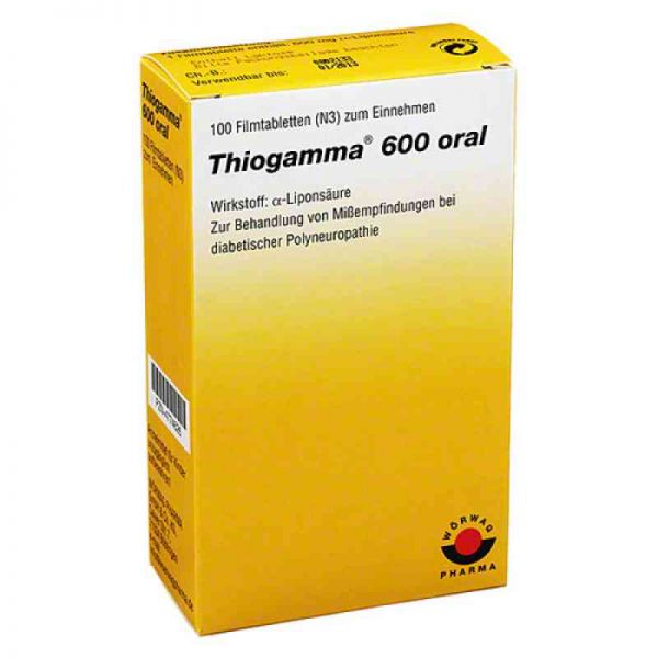 Thiogamma 600 oral (100 stk)