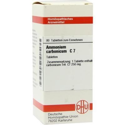 Ammonium Carbonicum C 7 Tabletten (80 stk)