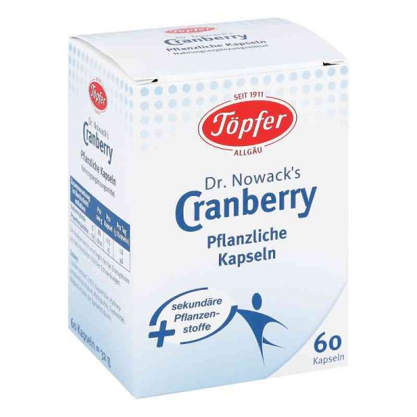 Töpfer Doktor nowacks Cranberry Kapseln (60 stk)