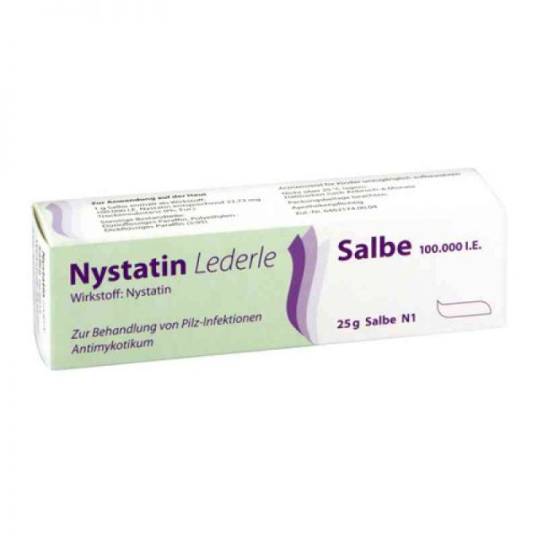 Nystatin Lederle 100000 I.E. (25 g)