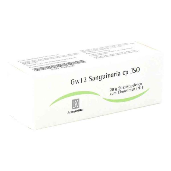 Jso Jkh Gewebemittel Gw 12 Sanguinaria cp Globuli (20 g)