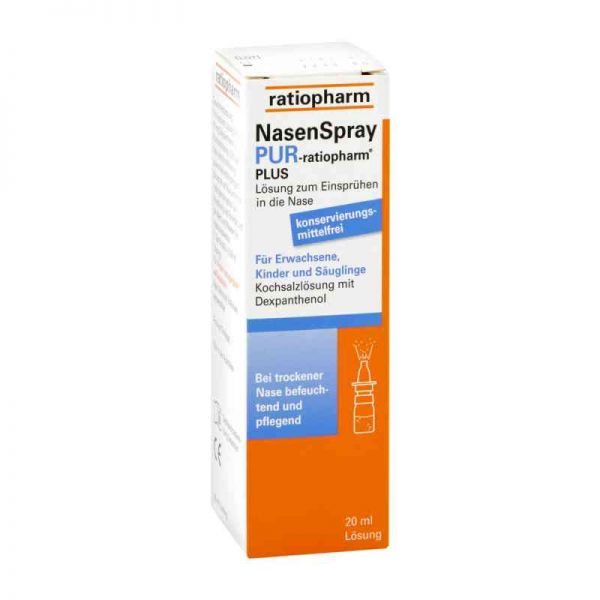 Nasenspray pur ratiopharm plus (20 ml)