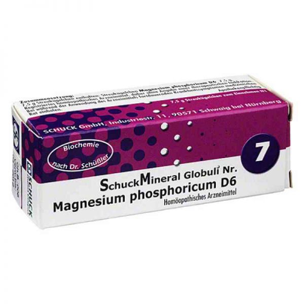 Schuckmineral Globuli 7 Magnesium phosphoricum D6 (7.5 g)