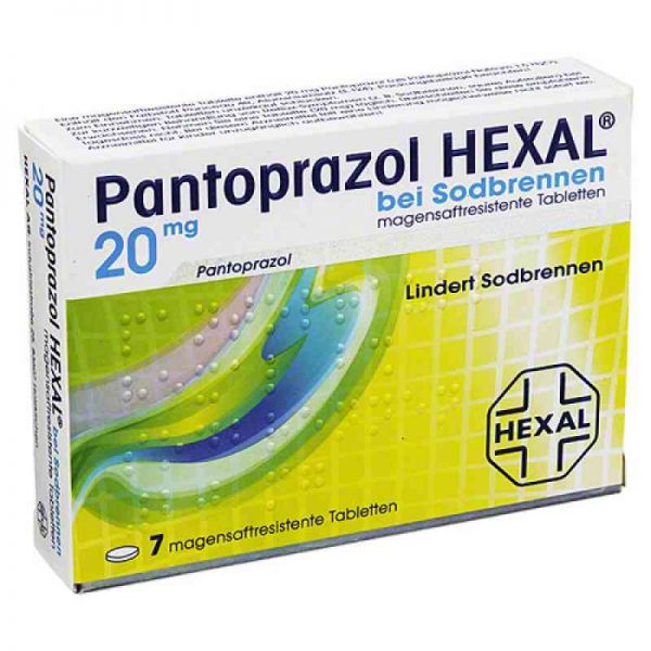 Pantoprazol HEXAL bei Sodbrennen 20mg (7 stk)